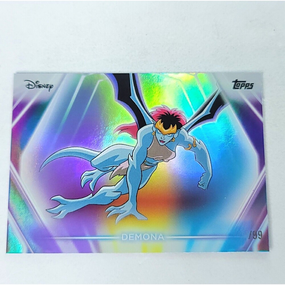 Demona Topps 2026 Disney Neon Holo Parallel Refractor Limited ???/99